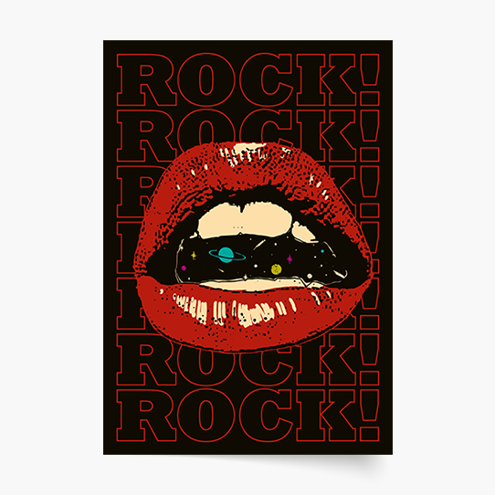 Poszter, Rockzene, 21x30
