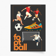 Poszter, Futball: Pálya, 30x40