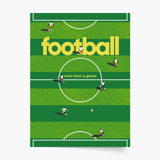 Poszter, Futball: Játék, 30x40
