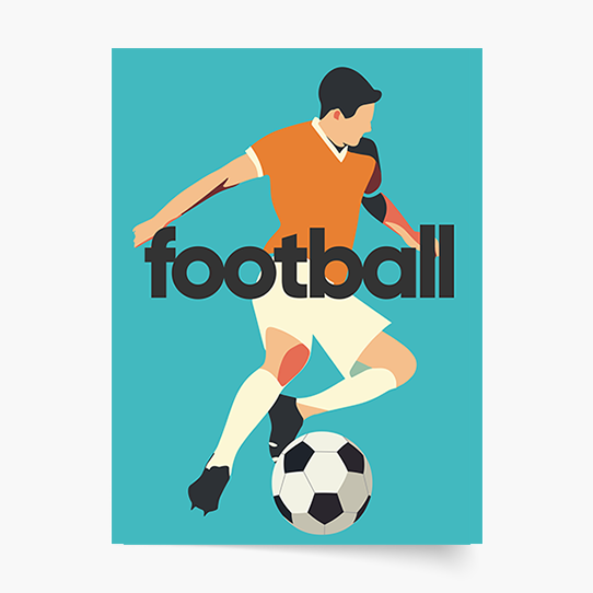 Poszter, Futball: Gól, 21x30