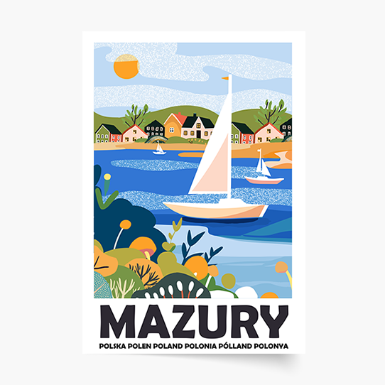 Poszter, Régiók: Mazúria, 30x40