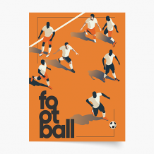 Poszter, Futball: Játékosok, 21x30