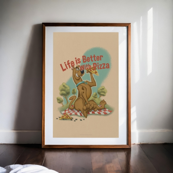 Poszter, Scooby Doo: Pizza, 30x40