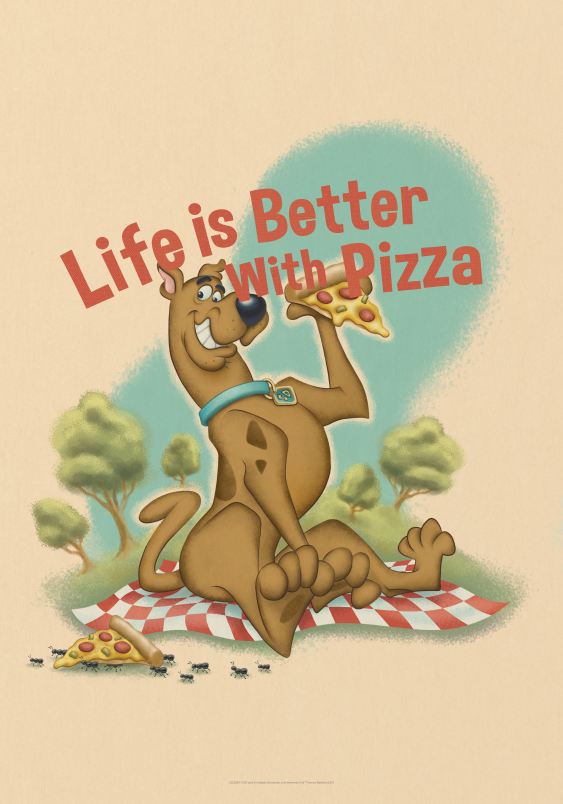 Poszter, Scooby Doo: Pizza, 30x40