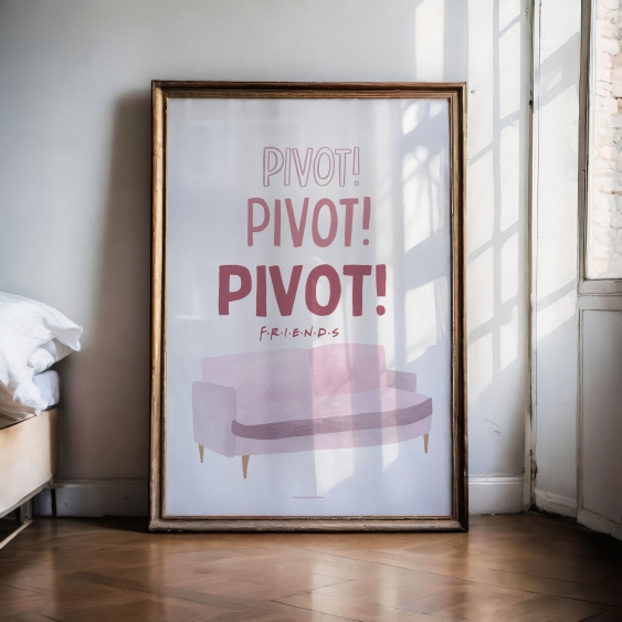 Poszter, Barátok: Pivot, 30x40
