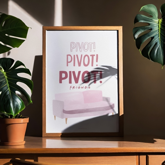 Poszter, Barátok: Pivot, 30x40
