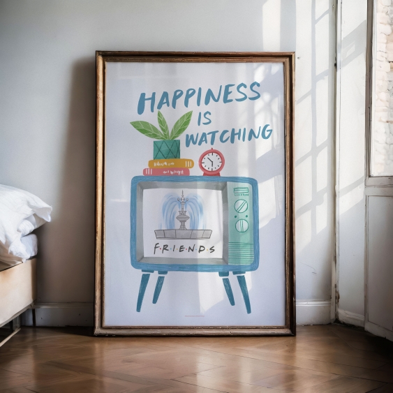 Poszter, Barátok: Tévé, 30x40