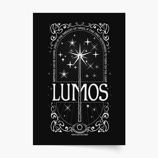 Poszter, Harry Potter: Lumos, 30x40
