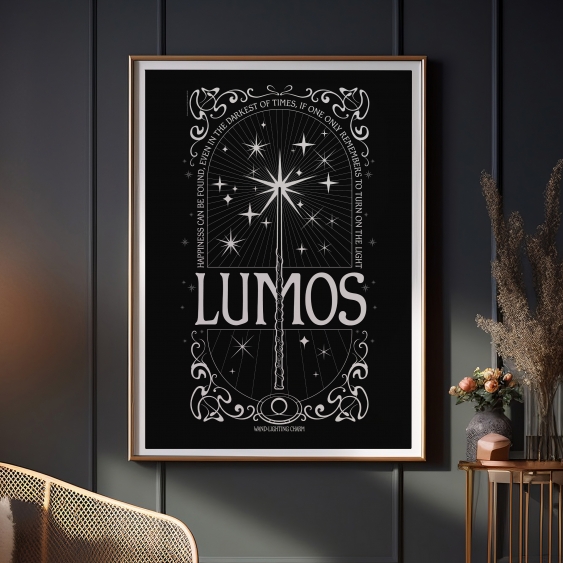 Poszter, Harry Potter: Lumos, 30x40