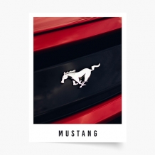 Poszter, Autók: Mustang, 21x30