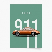 Poszter, Autók: Porsche 3, 21x30