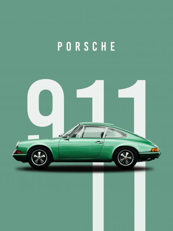 Poszter, Autók: Porsche 2, 30x40