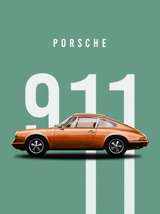 Poszter, Autók: Porsche 3, 30x40
