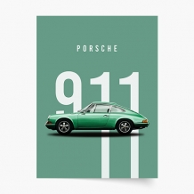 Poszter, Autók: Porsche 2, 21x30