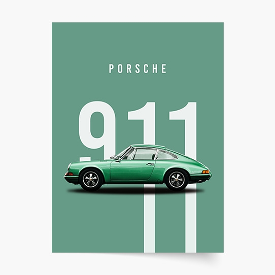 Poszter, Autók: Porsche 2, 21x30