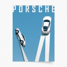 Poszter, Autók: Porsche 4, 21x30