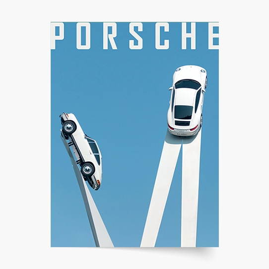 Poszter, Autók: Porsche 4, 21x30