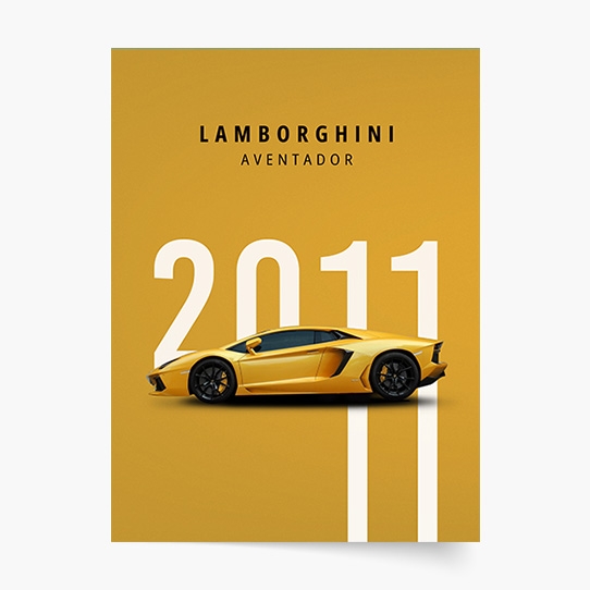Poszter, Autók: Lamborghini 2, 21x30
