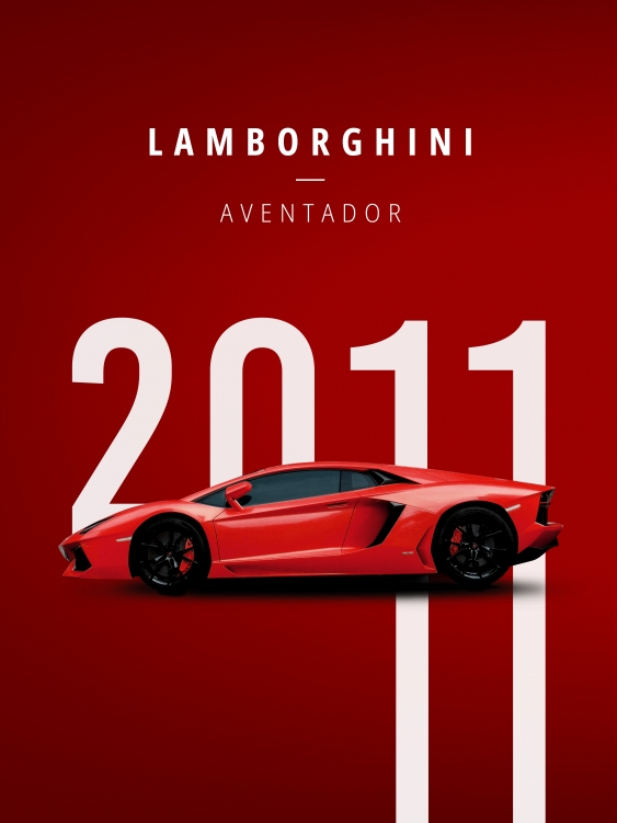 Poszter, Autók: Lamborghini 3, 30x40