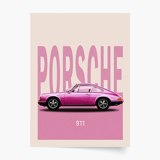 Poszter, Autók: Porsche 5, 21x30