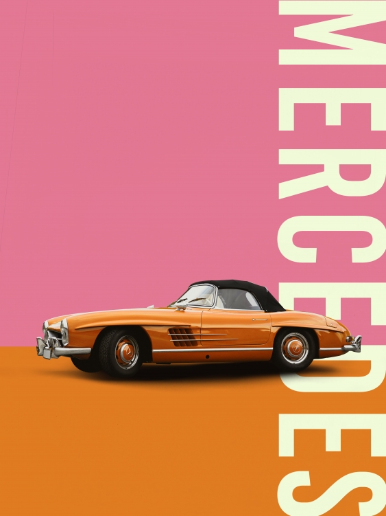 Poszter, Autók: Mercedes Benz, 30x40