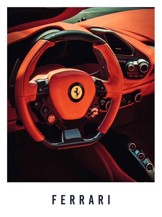 Poszter, Autók: Ferrari, 30x40