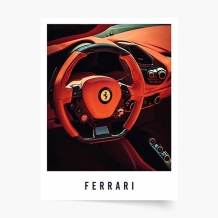 Poszter, Autók: Ferrari, 21x30