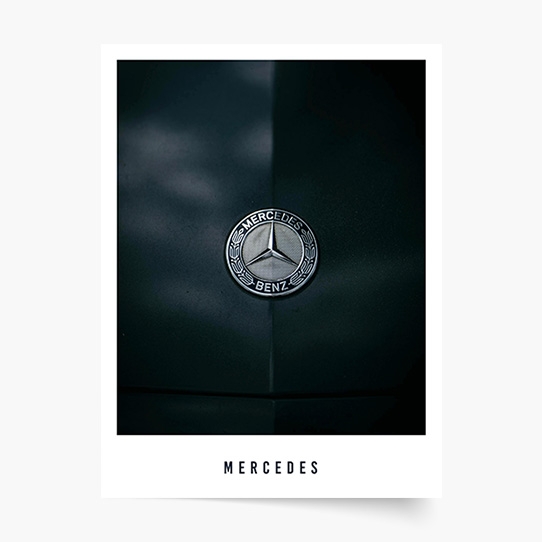 Poszter, Autók: Mercedes, 21x30