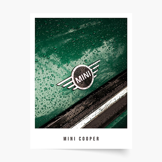 Poszter, Autók: Mini Cooper, 21x30