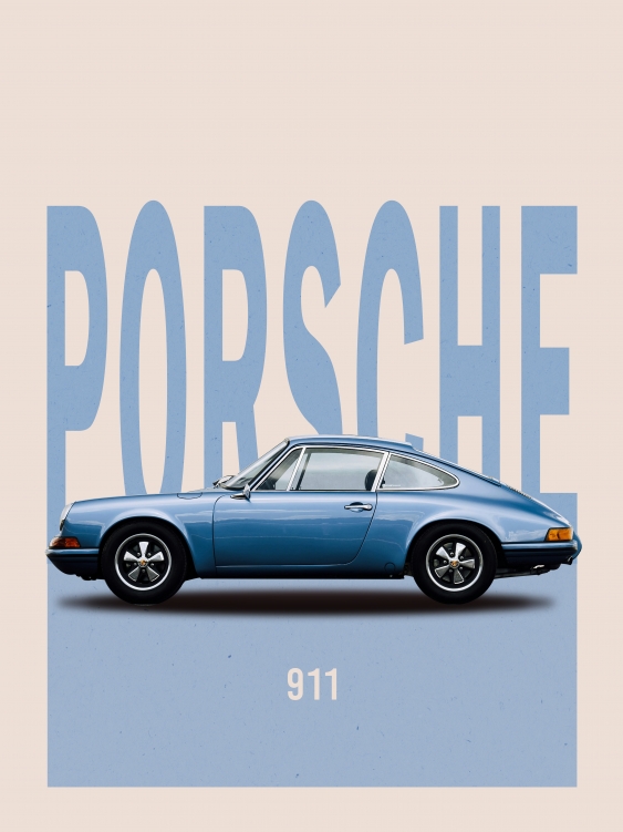 Poszter, Autók: Porsche 1, 30x40