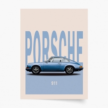 Poszter, Autók: Porsche 1, 21x30
