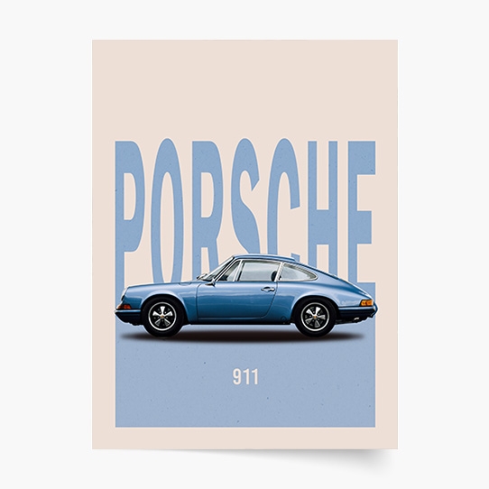Poszter, Autók: Porsche 1, 21x30