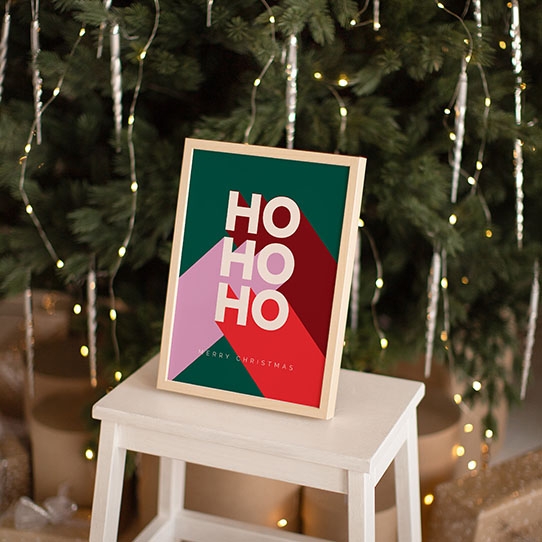 Poszter, Ünnepek: HO HO HO, 30x40