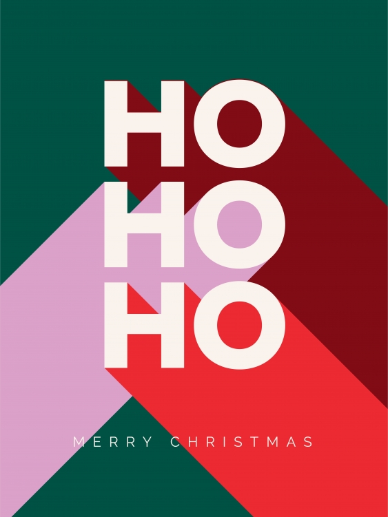 Poszter, Ünnepek: HO HO HO, 30x40