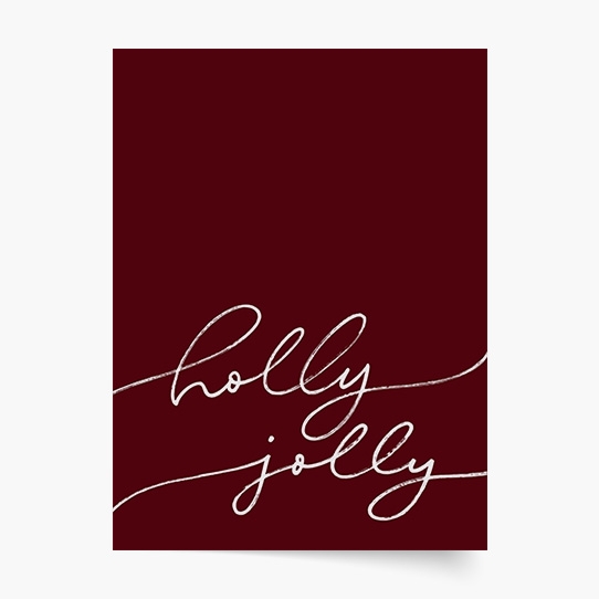 Poszter, Ünnepek: Holly Jolly, 40x60