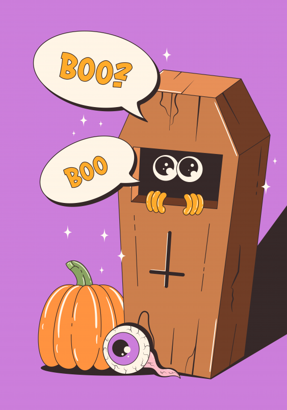 Poszter, Halloween: Bú, 30x40