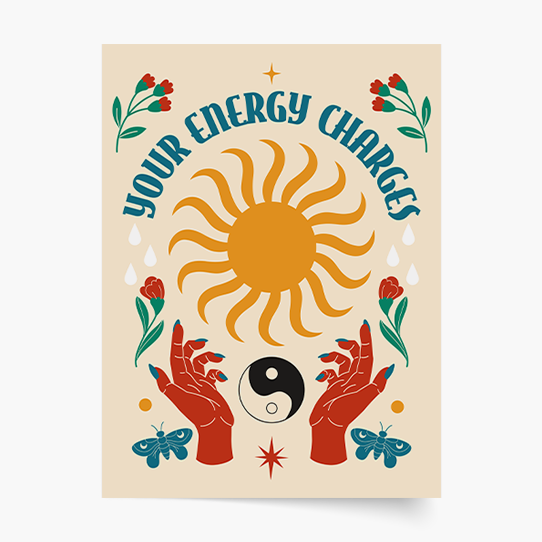 Poszter, Tarot: Energia, 30x40