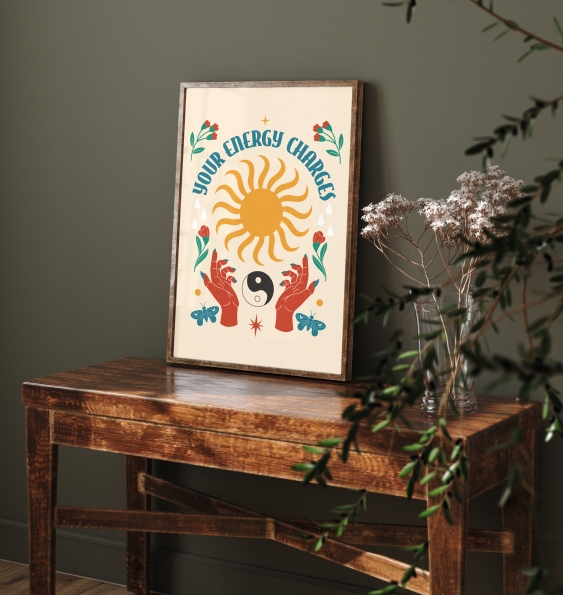 Poszter, Tarot: Energia, 30x40