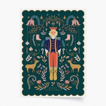 Poszter, Karácsony: Diótörő zöld, 50x70