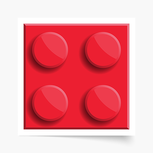 Poszter, Betétek: Piros, 30x30