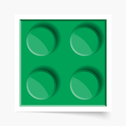 Poszter, Betétek: Zöld, 30x30