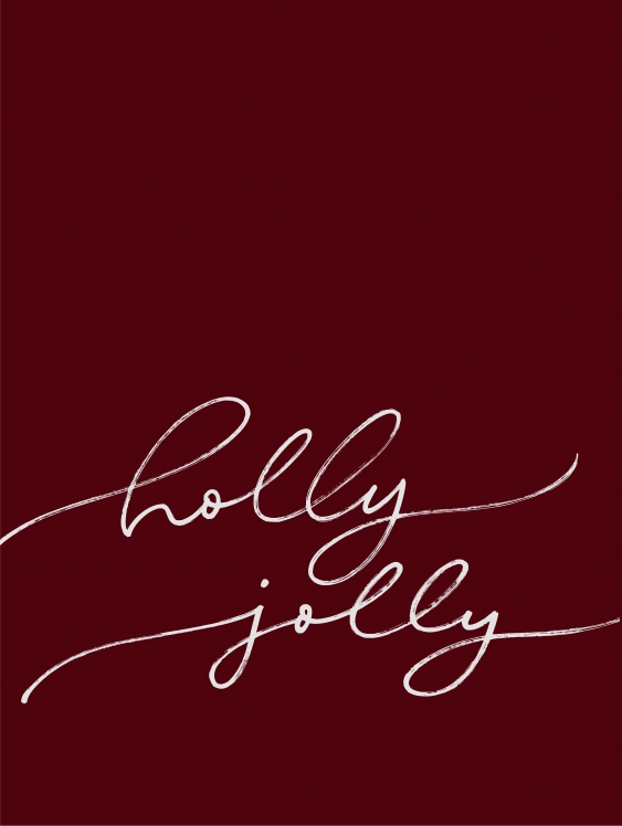 Kép, Ünnepek: Holly Jolly, 60x80 cm