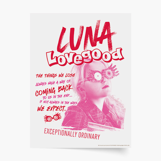 Poszter, Harry Potter: Luna Lovegood - Kivételesen átlagos, 30x40