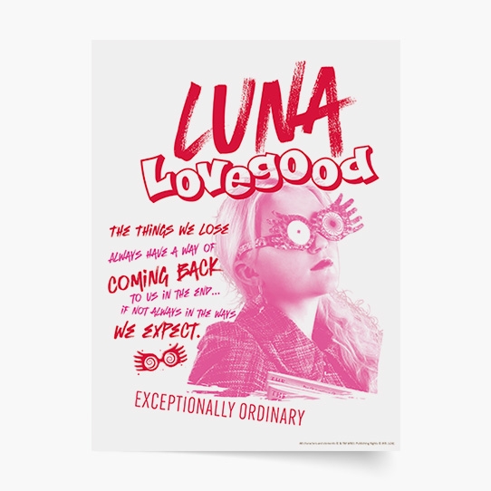 Poszter, Harry Potter: Luna Lovegood - Kivételesen átlagos, 30x40