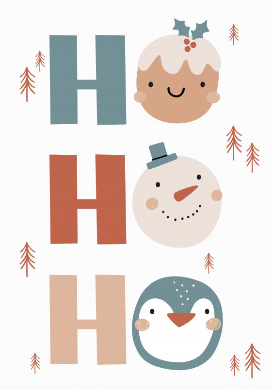 Poszter, KARÁCSONY: Ho-ho-ho, 30x40