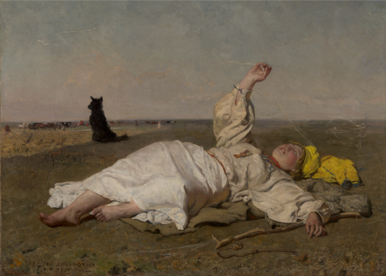 Poszter, Józef Chełmoński "Indián nyár", 40x30