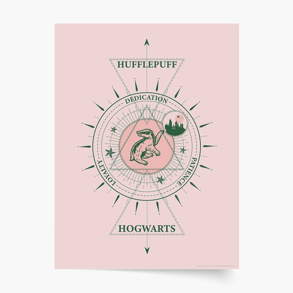 Poszter, Harry Potter: Hugrabugos, 50x70