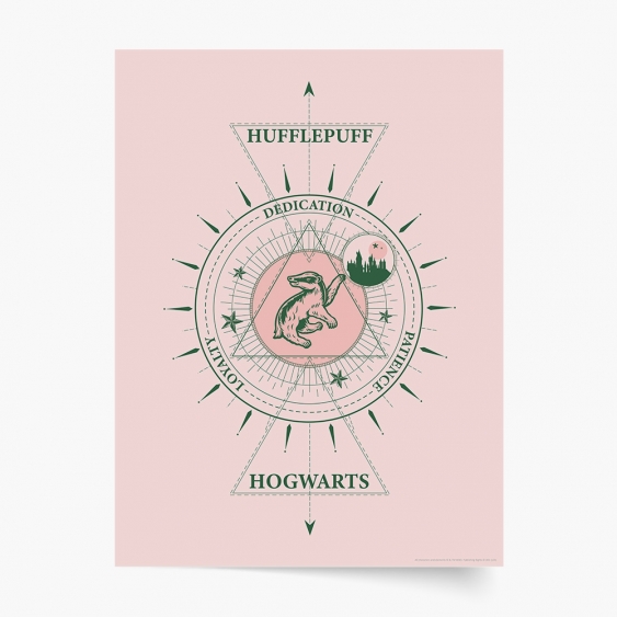 Poszter, Harry Potter: Hugrabugos, 50x70