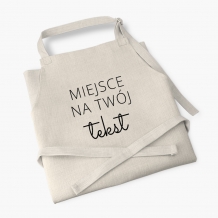Kötény A szöveged, vászon