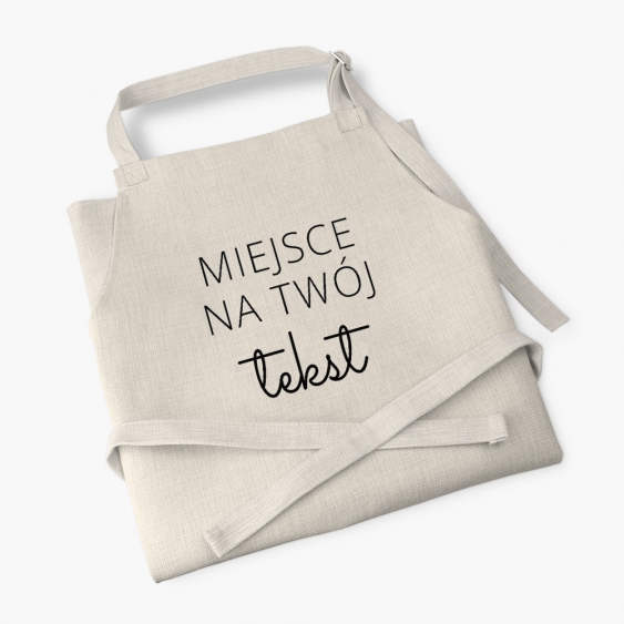 Kötény A szöveged, vászon